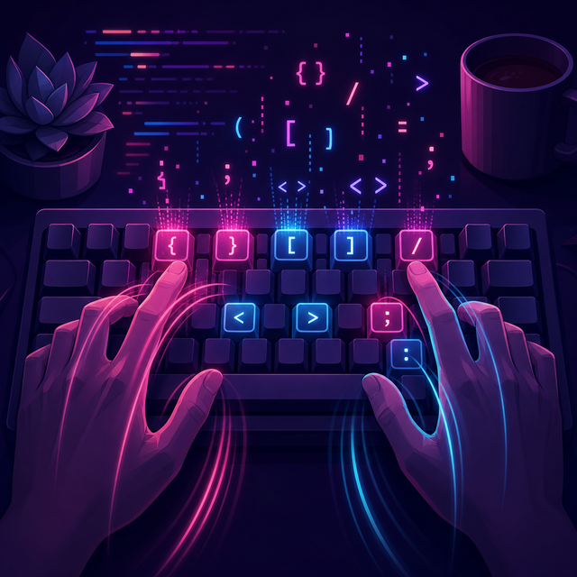 Typing Code Faster: The Symbols Programmers Should Drill First