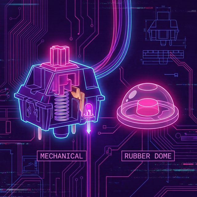 Mechanical vs Membrane Keyboards: A Developer's Perspective